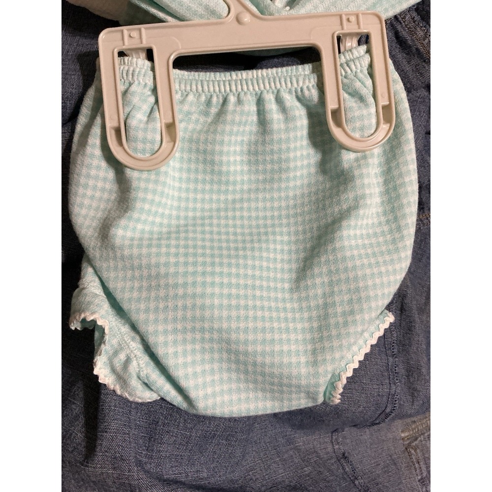 Vintage 80's 70s Little One's Baby Girls Dress Set 12 Mon Original K Mart Tag - Picture 4 of 7